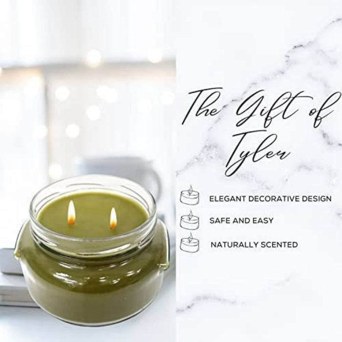 Tyler Candle Company Tyler Scent Jar Candle - Luxurious Scented Candle with Essential Oils - Long Burning Candles 110-120 Hours - Large Candle 22 oz with Worldwide Nutrition Multi Purpose Key Chain