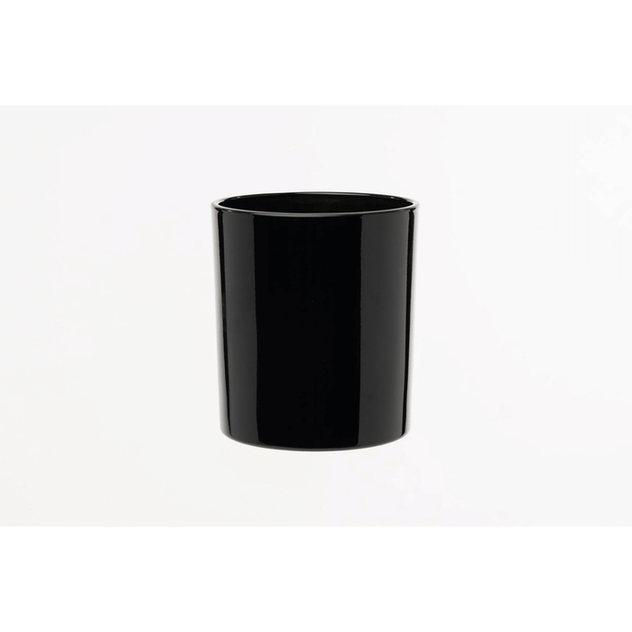 EOTW Candle Supply 10 oz. Empty 12 Pack Luxury Glossy Black Jars for Candle Making.