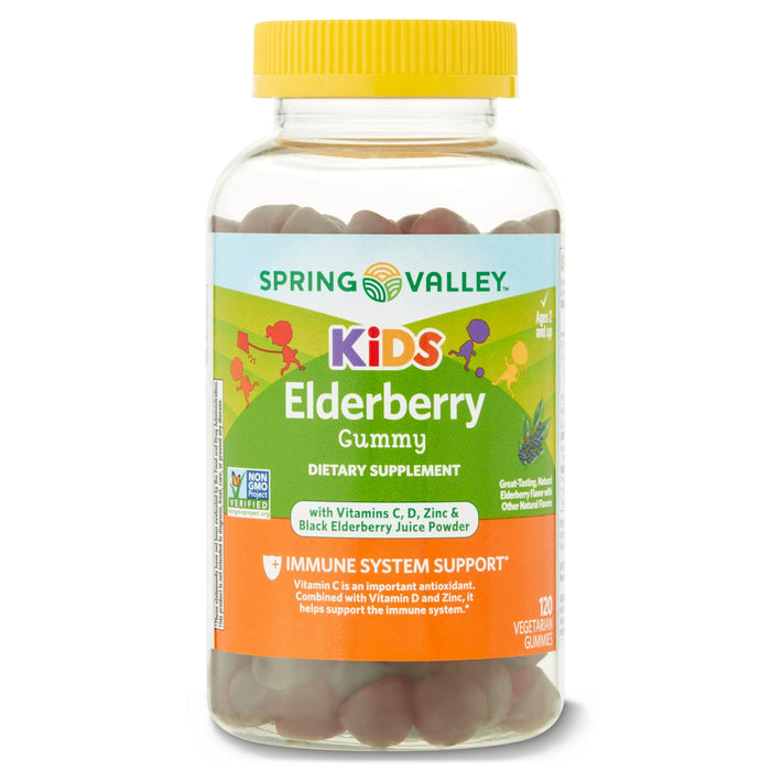 Spring Valley Kids' Elderberry Gummies; 120 Count