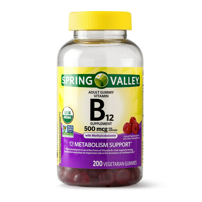 Spring Valley Vitamin B12 Gummy; 500 mcg; 200 Count