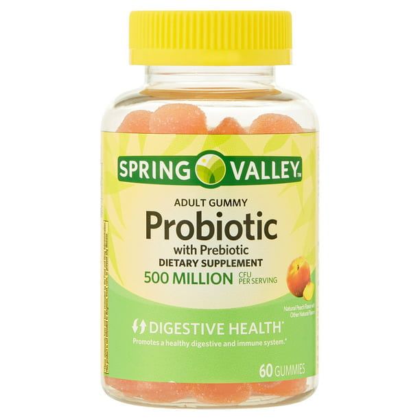 Spring Valley Prebiotic + Probiotic Gummies; 60 Count