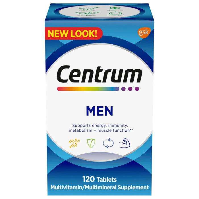 Centrum Multivitamin for Men; Multivitamin/Multimineral Supplement With Vitamin D3; 120 Count
