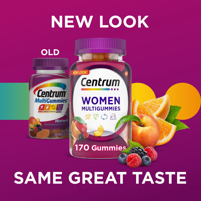 Centrum Multigummies Women's Multivitamin Supplement Gummies; 170 Count