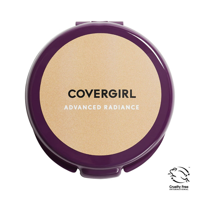 COVERGIRL Advanced Radiance Age-Defying Pressed Powder, Creamy Natural, .39 Fl Oz , Face Powder, Full Coverage Powder, Natural Looking and Radiant Finish, Safe for Sensitive Skin, Long Lasting