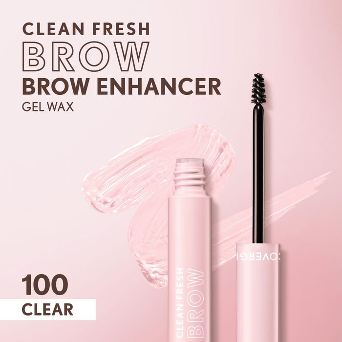 COVERGIRL Clean Fresh Brow Enhancer Gel Wax, Clear 100, 0.18 fl oz