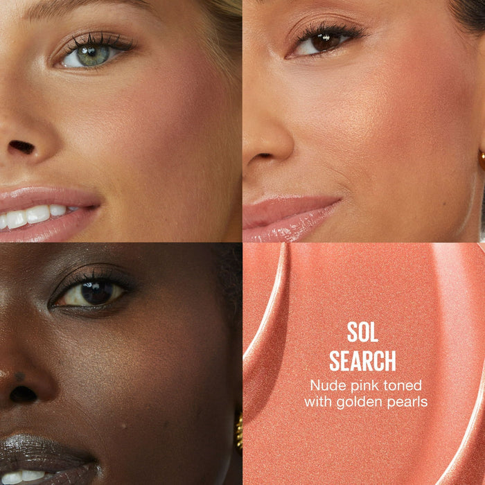 Maybelline Sunkisser Multi-Use Liquid Blush and Bronzer, Blendable Formula, Sol Search, 0.23 fl oz