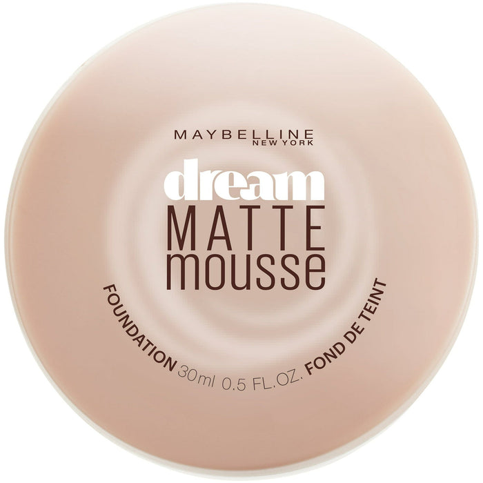 Maybelline Dream Matte Mousse Foundation Makeup, 20 Classic Ivory, 0.64 oz