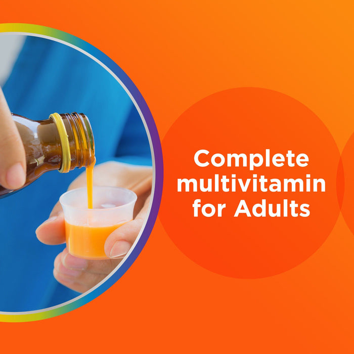 Centrum Liquid Multivitamin Supplement for Adults; Citrus Flavor; 8 Oz