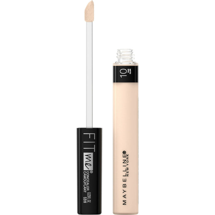 Maybelline Fit Me Liquid Concealer, Natural Coverage, Oil-Free, 10 Fair, 0.23 fl oz