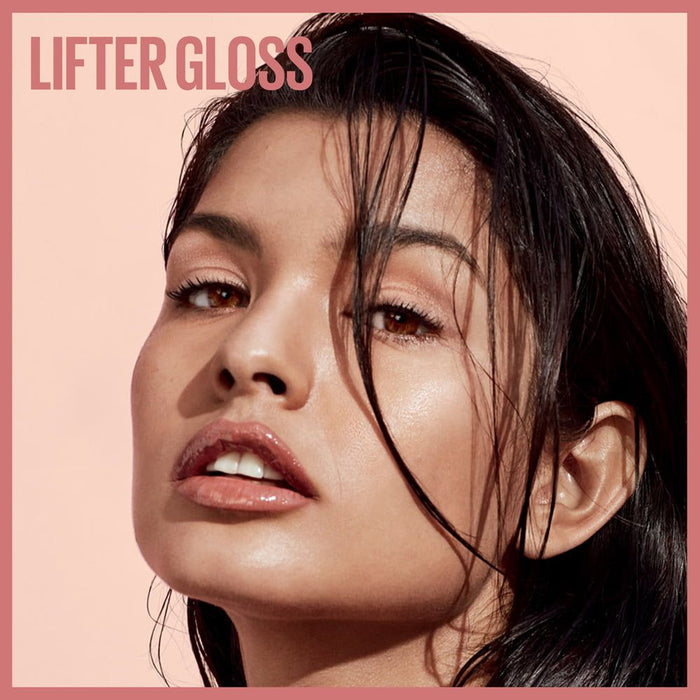 Maybelline Lifter Gloss Lip Gloss Makeup with Hyaluronic Acid, Petal