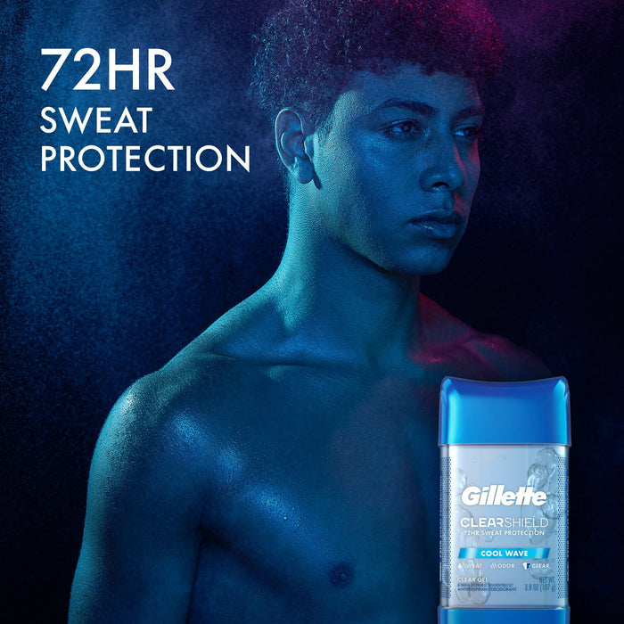 Gillette Antiperspirant and Deodorant for Men Twin Pack; Cool Wave; 3.8 oz