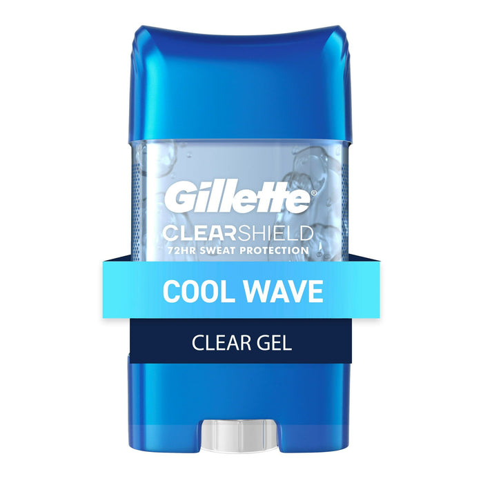 Gillette Antiperspirant Deodorant for Men; Cool Wave; 2.85 oz