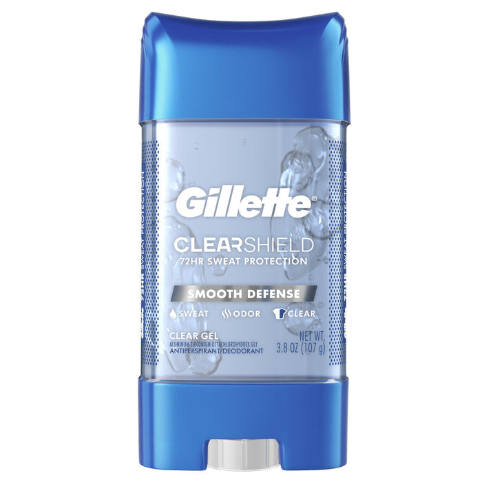 Gillette Antiperspirant and Deodorant for Men; Smooth Defense; 3.8 oz