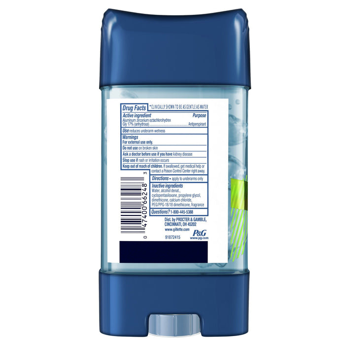 Gillette Antiperspirant Deodorant for Men; Skin Guard; 3.8 oz