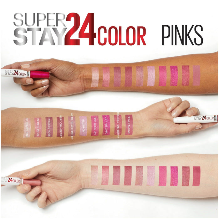 Maybelline SuperStay 24 2-Step Liquid Lipstick, Timeless Rose