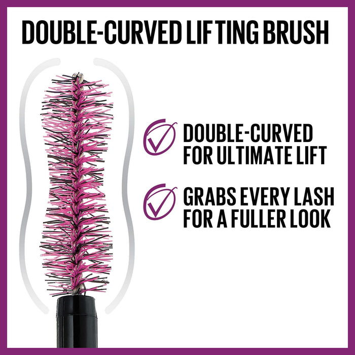 Maybelline The Falsies Lash Lift Washable Mascara, Blackest Black 0.32 fl oz