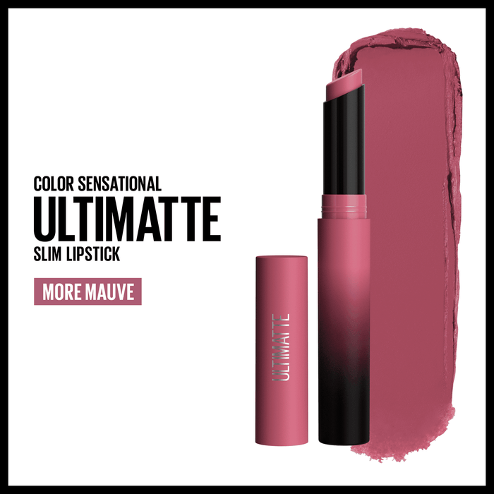 Maybelline Color Sensational Ultimatte Slim Lipstick Makeup, More Mauve