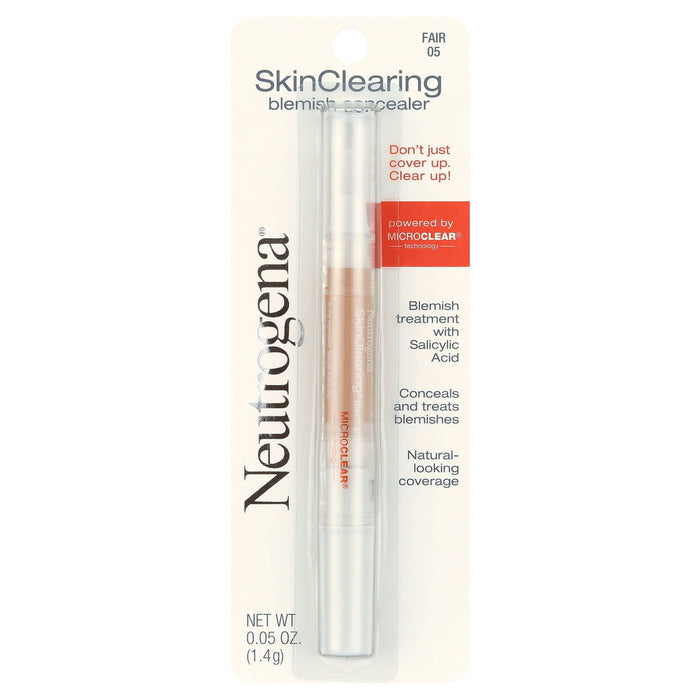 Neutrogena SkinClearing Blemish Concealer Makeup, Fair 05,.05 oz