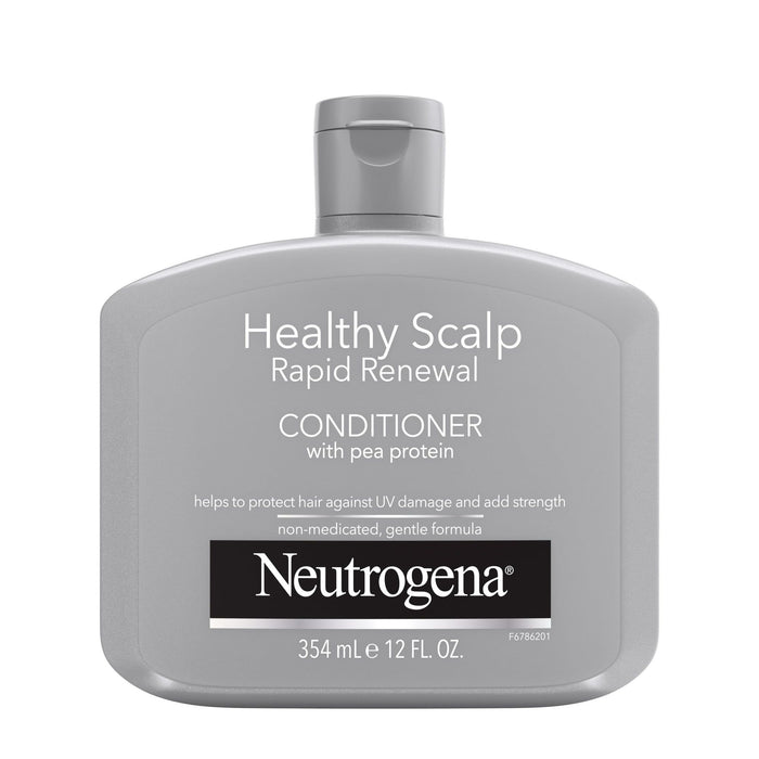 Neutrogena Healthy Scalp Rapid Renewal Conditioner with Pea Protein, UV Damage Protecting, 12 fl oz