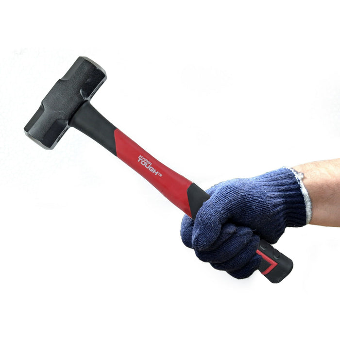 Hyper Tough 4 lb Sledge Hammer, Fiberglass Handle