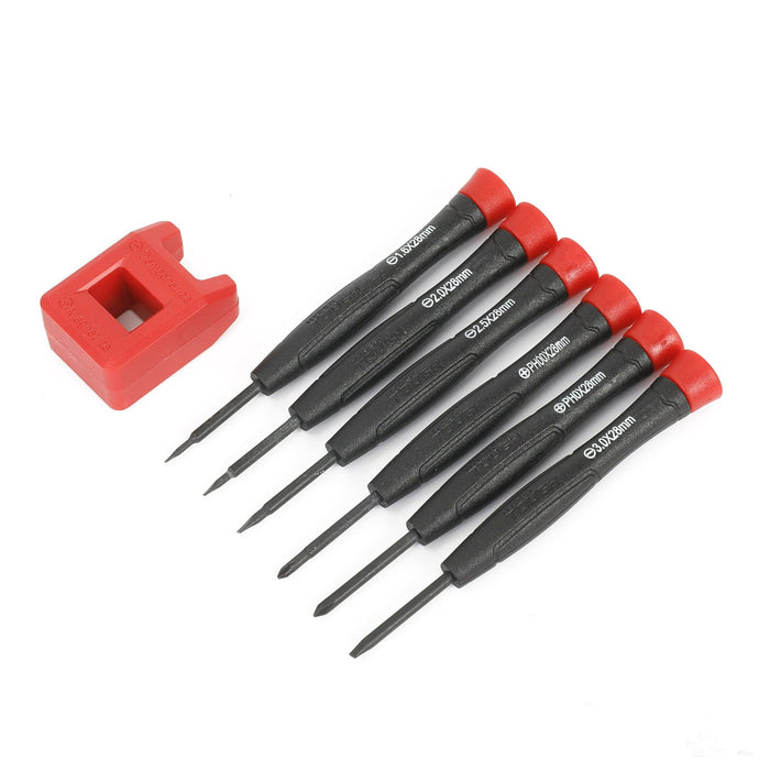 Hyper Tough 6 Piece Precision Screwdriver with Magnetizer, Model 43158