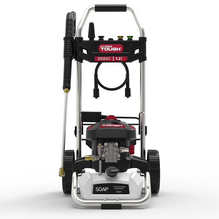 Hyper Tough 2000 PSI at 1.2 GPM 120 V 60HZ 1800W Electric Powered Cold Water Pressure Washer