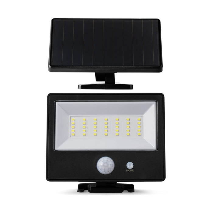 Hyper Tough Motion Sensing Outdoor Security Flood Light, Dusk to Dawn, Black, 120 ¡ã Beam Angle, 800 Lumens, Solar Power