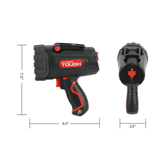 Hyper Tough 300-lm Rechargeable Lithium-Ion LED Spotlight, Automotive Work Light