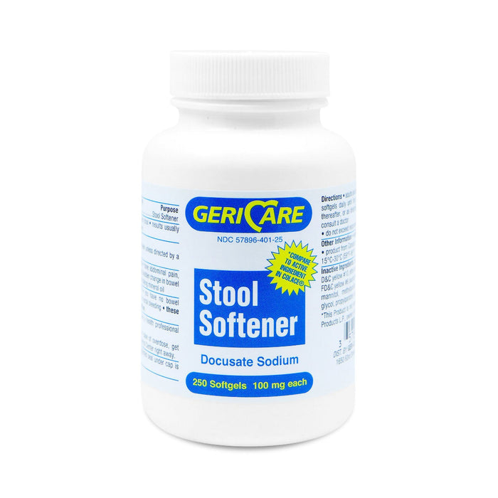 Geri-Care Docusate Sodium Stool Softener #401-25-GCP