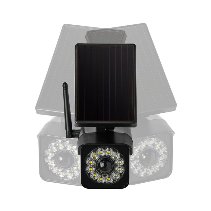 Hyper Tough Solar Motion Security Light, Simulated Camera, Black, 120¡ã Beam Angle, 800 Lumens