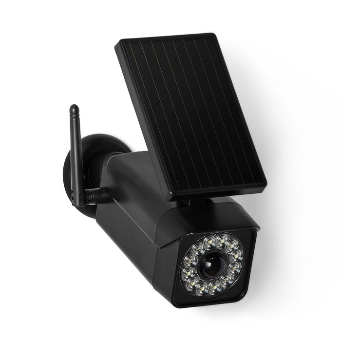 Hyper Tough Solar Motion Security Light, Simulated Camera, Black, 120¡ã Beam Angle, 800 Lumens