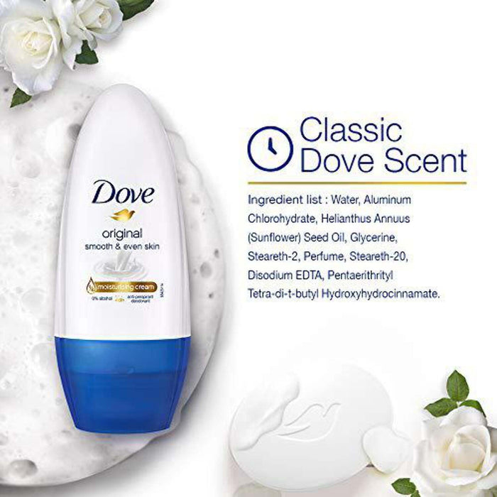 Dove Original Deodorant Roll On For Women - 50ml