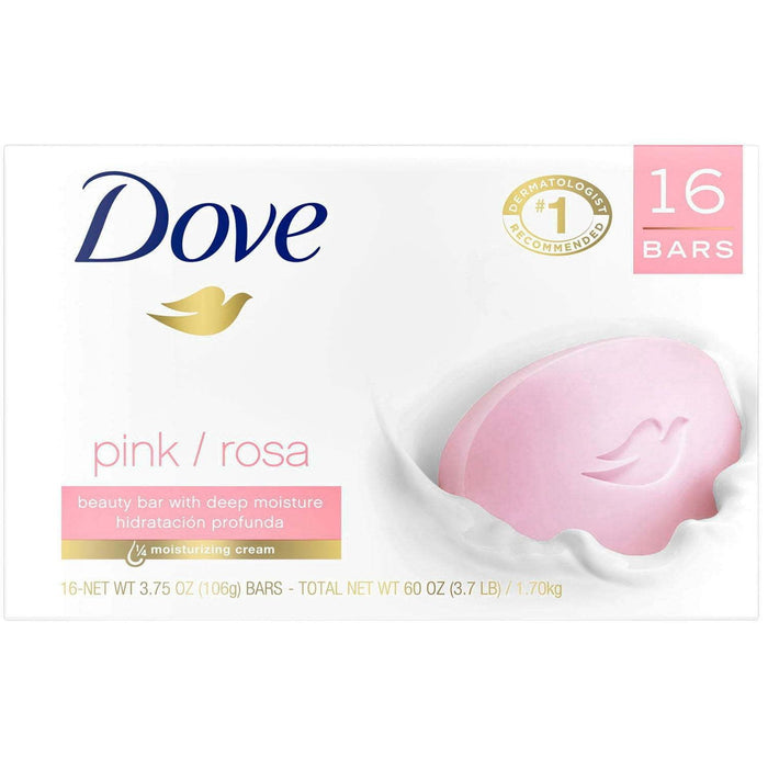 D ove Beauty Bar Soap, Pink (3.75 oz., 16 ct.)