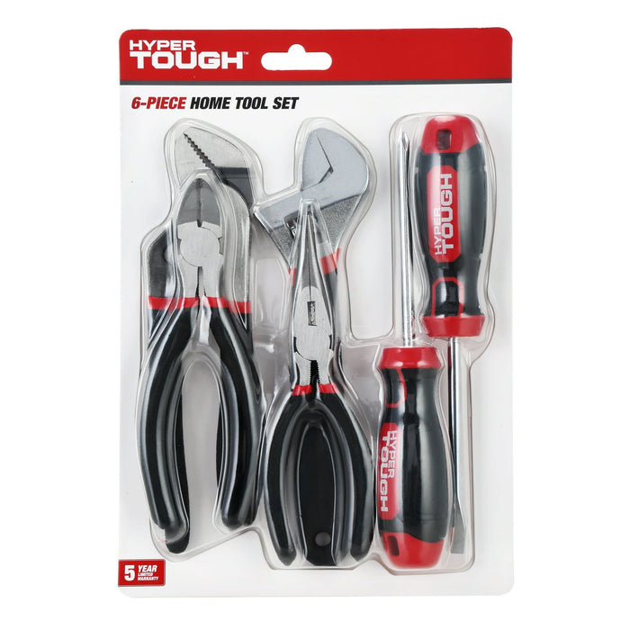 Hyper Tough 6pc Home Tool Set New Condition