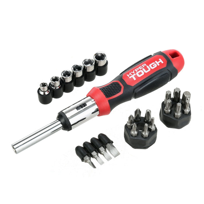 Hyper Tough 23 Piece Ratchet Interchangeable Screwdriver