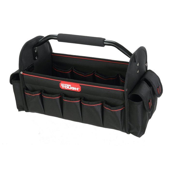 Hyper Tough 16-inch Open Top Tote with Soft Grip Handle TT30126D