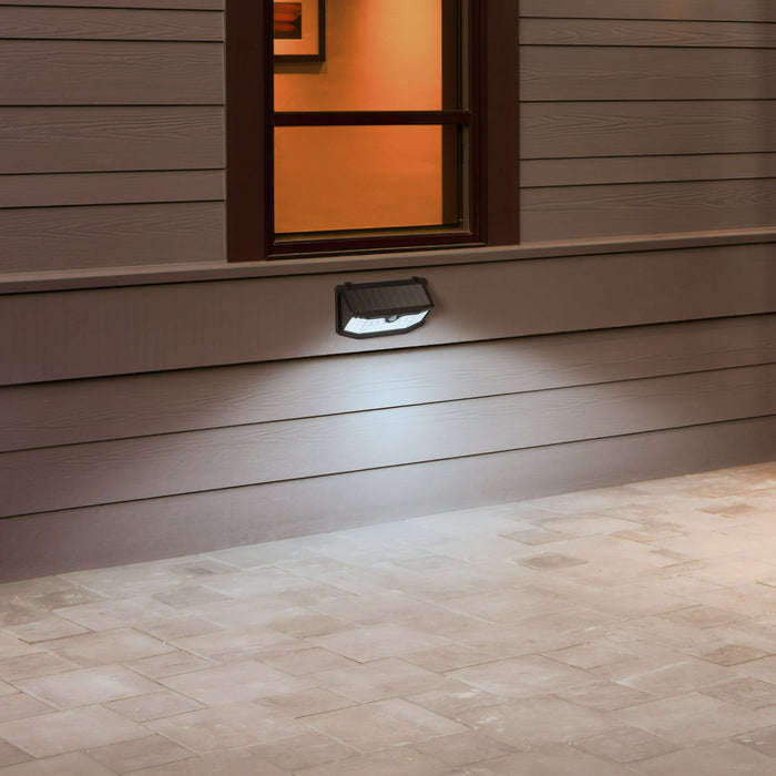 Hyper Tough Pathway & Security Light, Dusk to Dawn, Motion Sensor, Black, 120 Degree, 800 Lumens, Solar