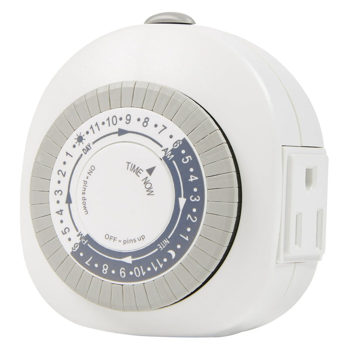 Hyper Tough, Indoor Analog Timer, Single Grounded Outlet