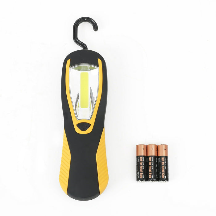 Hyper Tough 200 Lumen Hand Held Work Light, Yellow, Black, Model 3502