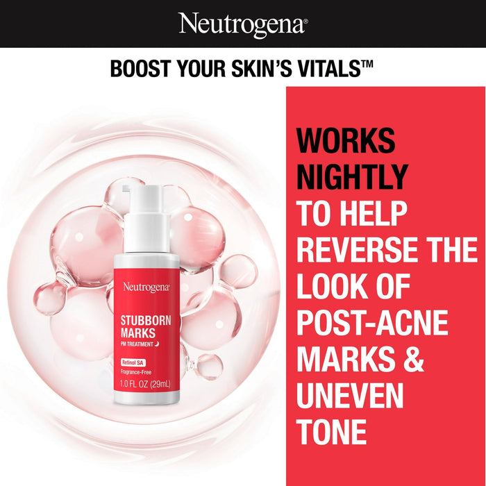 Neutrogena Stubborn Marks PM Treatment with Retinol SA, 1 fl. oz