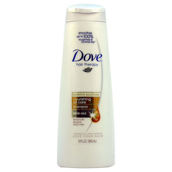 Dove Nutritive Solutions Anti Frizz Shampoo Oil Therapy with Nutri-Oils 12 oz