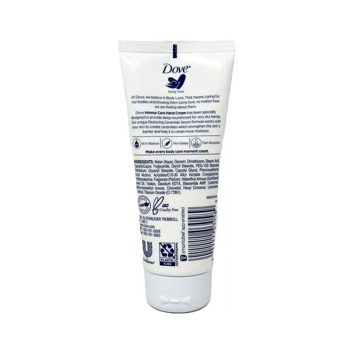 Dove Body Love Moisturizing Hand Cream for Rough or Dry Skin Intense Care Softens and Smoothes 3 oz