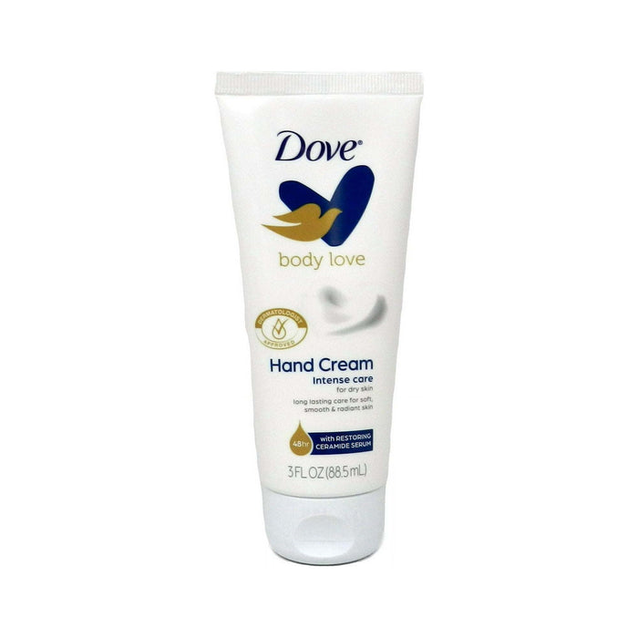 Dove Body Love Moisturizing Hand Cream for Rough or Dry Skin Intense Care Softens and Smoothes 3 oz