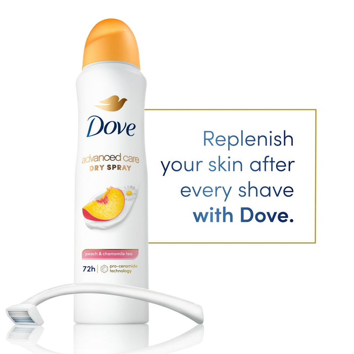 Dove Advanced Care Women's Antiperspirant Deodorant Spray Peach & Chamomile Tea, 3.8 oz