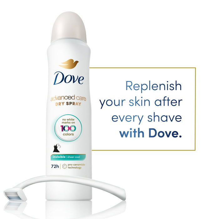 Dove Advanced Care Long Lasting Women's Antiperspirant Deodorant Spray Invisible Sheer Fresh, 3.8 oz