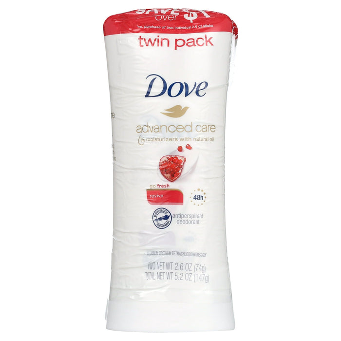 Dove Advanced Care Go Fresh Revive Antiperspirant Deodorant 2.6 oz, 2 Count