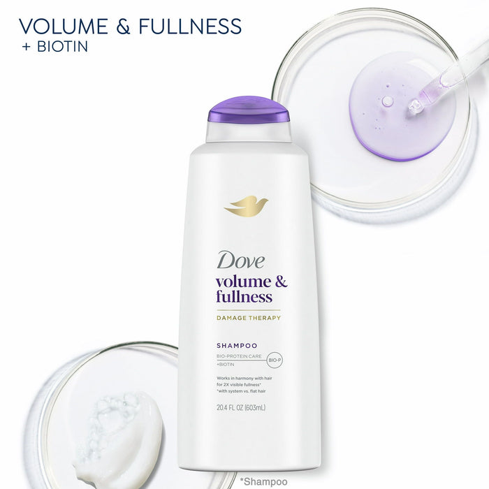 Dove Volume and Fullness Daily Shampoo with Bio-Protein Care, 20.4 fl oz