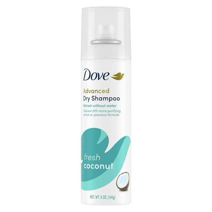 Dove Advanced Repairing Dry Shampoo, Fresh Coconut, 5 oz