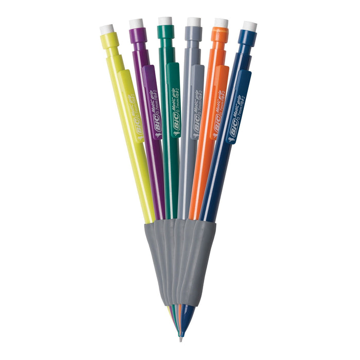 BIC Xtra-Comfort No. 2 Mechanical Pencils, Medium Point (0.7mm), 6 Count