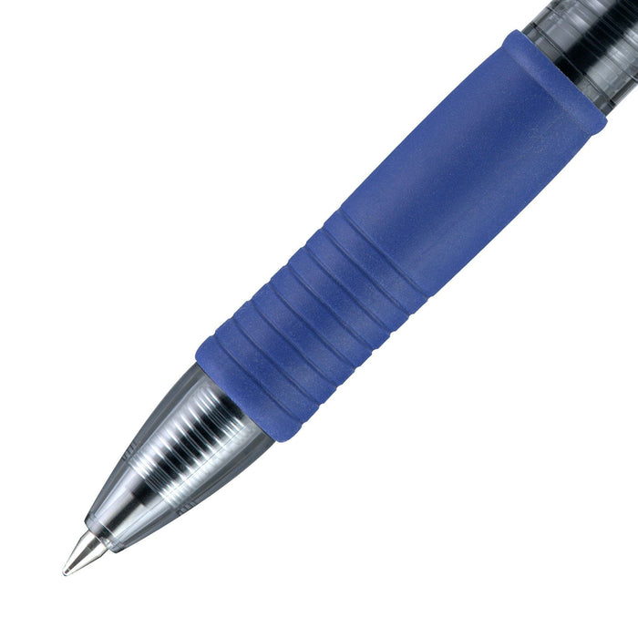 Pilot G2 Retractable Gel Ink Pens, Fine Point, Blue, 2 Pack